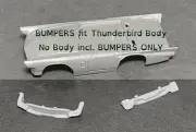 2pc 1980s TYCO SLOT CAR FORD THUNDERBIRD Bumpers ONLY VINTAGE Factory Body Part
