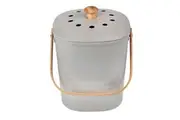 White Magic Eco Basics Compost Kitchen Waste Bin 6L Granite