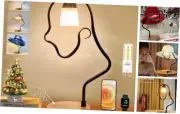 Touch Control Modern Table Lamp - Creative Hat Desk Lamp with USB C and A