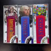 3 NEW Fandex 50 States, Presidents, Indians Family Field Guides - FLASH CARDS