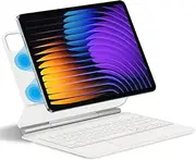 Magic Keyboard Case for Xiaomi Pad 7 / Xiaomi Pad 7 Pro (11.2"), Wireless Bluetooth Keyboard Backlit Trackpad Keyboard Magnetic Stand Cover