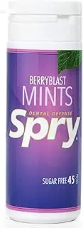 Spry Xylitol Mints Natural Berry Blast 45ct