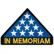 In Memoriam U.S. Flag Case Patch