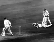 Geoff Boycott is caught by West Indies wicket keeper Jacki 1966 Cricket Photo 1