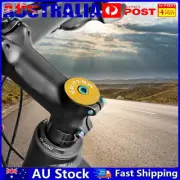 MTB Bike Headset Cover w/ Screw Bicycle Fork Tube Stem Cap Covers (Yellow) AU