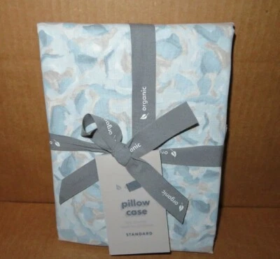 West Elm 100% Organic Cotton Standard Size Pillowcases Set of Two Brand New