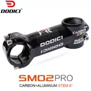 DODICI Aluminum Carbon Fiber Bicycle Stem 6° 31.8mm Road Bike Stem 60-100mm
