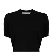 [Alexander Wang] 壓花徽標羅紋 T 卹