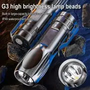 USB Rechargeable LED Flashlight Super Bright TorchTactical Lamp UK