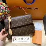 酷哥二手 LOUIS VUITTON 路易威登 LV CLUNY BB 郵差包/單肩包/斜背包/手提包/M42738