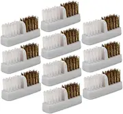 LALADEFIEE Portable Electric Drill Bit Brush Set 2 in 1 Nail Art Cleaning Brush for Nail Salon Manicure Nail Art Tools