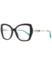 Emilio Pucci Cat Eye Eyeglasses Colorful Accents Women Black Frames