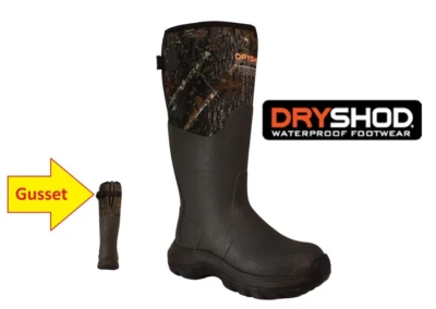 Dryshod Size 14 Men's Evalusion Max Gusset Hunt Outdoor Boot Camo/Brwn EVG-MH-CM