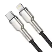 Baseus Metal Cable USB-C to PD 20W 2 metre - Black