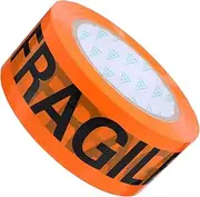 CHILDWEET 1 Roll Fragile Marking Tape Strong Adhesive Packing Tape for Moving Boxes Base with Text Secure Shipping for Fragile Items