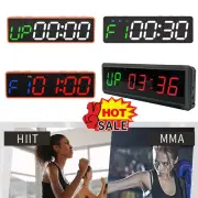 Gym Timer Clock Digital Interval Workouts Fitness Stopwatch Count Down Training