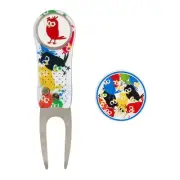 NEW CMC Design Nuthin But Birdies Divot Tool & Ball Marker Set