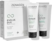 ZENAGEN Evolve Repair + Protect Travel Duo | Nourishing Shampoo + Conditioner, Repairs & Strengthens Damaged Hair, Promotes Thicker Fuller Growth, Plant-Based, Color-Safe, Vegan, 2.5 oz
