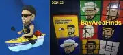 Golden State Warriors Klay Thompson Kayak Bobblehead Puzzle Cube Rubik's SGA GS