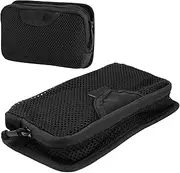 jamgeery Utility Storage Pocket, Outdoor Cellphone Pouch, Portable Mesh Zipper Tool Holder for Indoor Outdoor Home Travel Camping