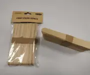 Craft Wooden Stick Paddle Pop Stick Coffee Tea Ice Cream Stirrers Mixer Popsicle