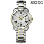 【SEIKO 精工】PREMIER 太陽能日期不鏽鋼手錶 銀色 31MM(V137-0CT0G.SUT346J1)