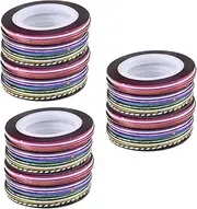 minkissy 90 Rolls Manicure Sets Nail Manicure Set Nail Art Design Self-Adhesive Nail Stickers Decorative Tape Manicure Accessories Striping Tape with Adhesive Decorate Adhesive Tape