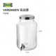 新品IKEA宜家VARDAGEN瓦達恩玻璃冷水壺帶龍頭大容量盛水壺家用涼水壺特賣