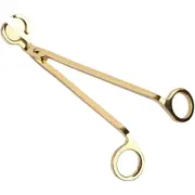 Candle Wick Trimmer Oil Lamp Trim Scissor Cutter-Gold