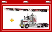 1/50 MAMMOET KENWORTH C509 + TRIPLE ROAD TRAIN TRAILER & DOLLIES - FREE SHIPPING