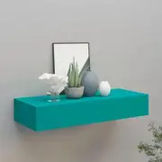 Wall-mounted Drawer Shelf Blue 60x23.5x10cm MDF