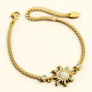 Celestial Opal Sun Bracelet