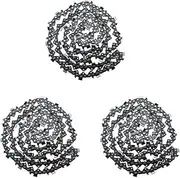 3Pcs 20 Inch Bar Length Chainsaw Chain 3/8" Pitch 0.063" Gauge 72 Drive Links Semi Chisel Compartible for 20" Stihl 031 032 034 038 039 040 041 042 MS290 MS310 FARM BOSS MS360 MS361C