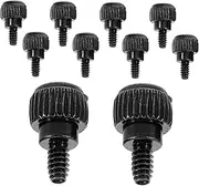 DOITOOL 10pcs Pc Computer Case Tiny Screws for Electronics Computer Screw Kit Electronic Parts Black Q215a Carbon Steel