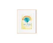 SunChild I am Joyful Art Print Kids Home/Room Indoor Decorative Display A3
