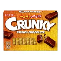 在飛比找比比昂日本好物商城優惠-樂天 Crunky 脆米巧克力片 一盒26片入【6盒組】