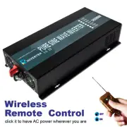 3500W Pure Sine Wave Inverter 48V to 230V Solar Power Generator Battery Backup