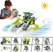 Education 12 in 1 DIY Solar Robot Toy Building Science Kits for Children Aged 8-12 Years Old Boys Christmas Birthday Gifts for 8+ Years Old Boys