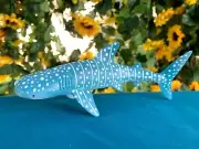 RARE Beautifully Detailed Realistic Whale Shark 6.5" PVC Figure