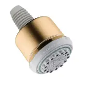 Hansgrohe Clubmaster 3-Jet 2.5GPM Showerhead in Brushed Bronze