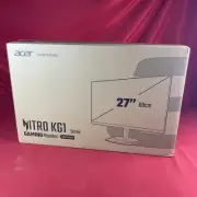 Acer (KG271U) 27" WQHD 2560x1440 IPS Gaming Monitor AMD FreeSync 180Hz - New!
