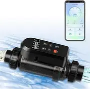 Salt Water Pool Chlorine Generator, Salt Chlorine Generator with Smart App WiFi Control, Saltwater Pool System, Chlorinator for Inground Pool,50g/h(40-60K)