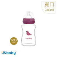 在飛比找momo購物網優惠-【US BABY 優生】真母感愛地球玻璃奶瓶(寬口徑240m