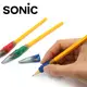 握筆器 日本 SONIC 3入三角習字握筆器 - 附鉛筆帽 ( SK-438 )