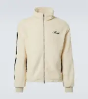 [Amiri] Amiri Bones patch-appliqué fleece jacket AU 99 white
