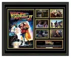 BACK TO THE FUTURE PART II 2 1989 MICHAEL J FOX SIGNED LTD ED FRAMED MEMORABILIA