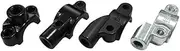 Motorcycle Master Cylinder Brake Lever Mirror Mount Clamp Rear View Mirror Holder Adapter Fit For 22mm Handlebar 10mm Thread(Type B-(R)