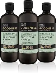 Baylis & Harding Goodness Oud Cedar & Amber 500ml Shower Gel Pack of 3