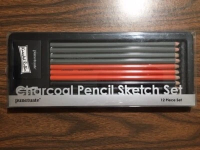 Charcoal Pencil Sketch Set 12 pc Set