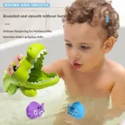 Children Bathroom Bath Toys Big Crocodile Eat Small Fish Creative Game Kid Gift